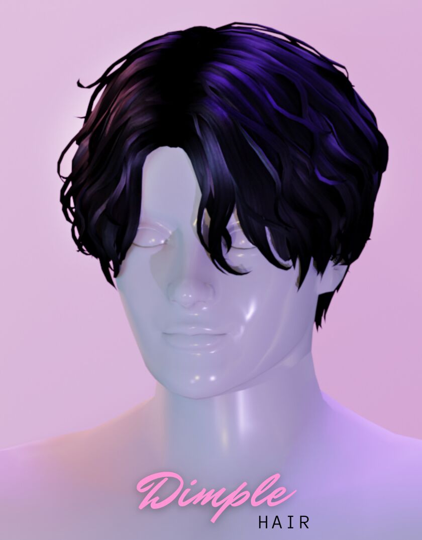 Dimple Collab Hairstyles 3 sims 4 cc dimple collab hairstyles 8