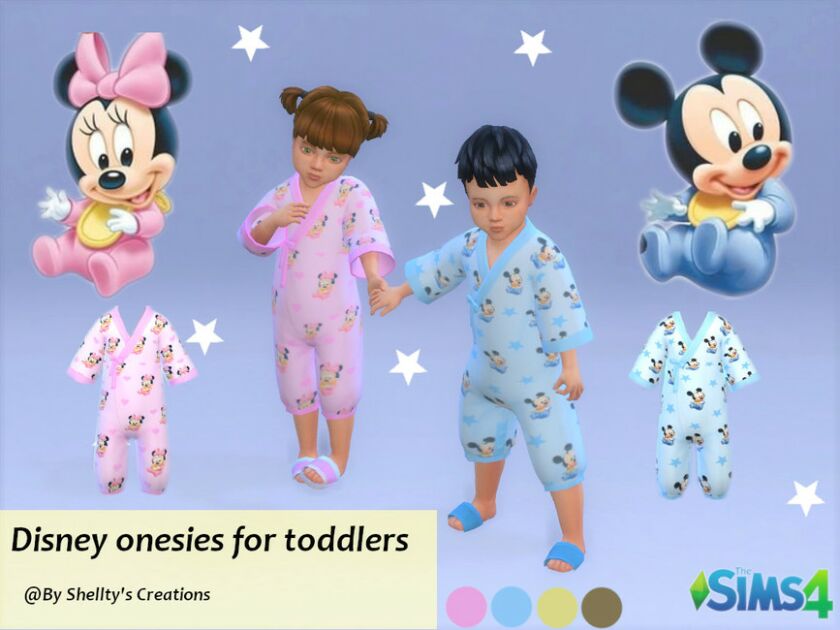 Disney Toddler Onesies !Need Snowy Escape For Them! 1 Disney Toddler Onesies !Need Snowy Escape For Them! Sims 4 CC