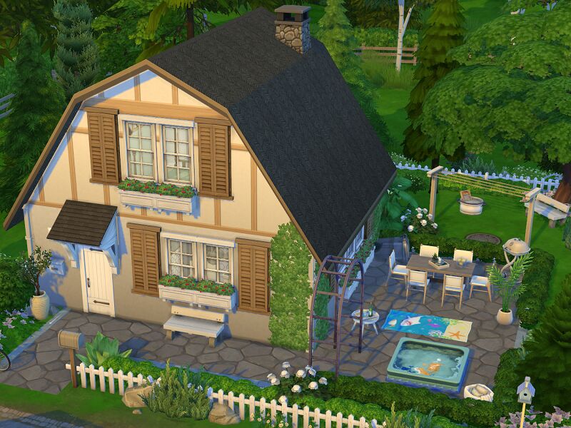 sims 4 cc dreamy cottage no cc by flubs79 2