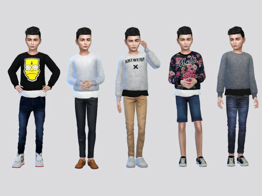 Earl Crewneck Boys By Mclaynesims 1 Earl Crewneck Boys By Mclaynesims Sims 4 CC