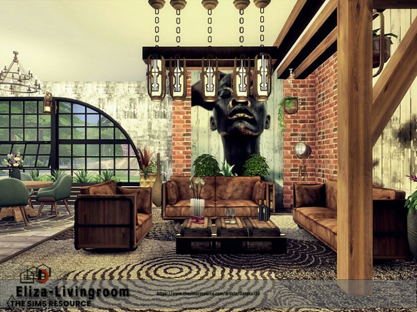 Eliza-Livingroom By Danuta720 4 sims 4 cc eliza livingroom by danuta720 2