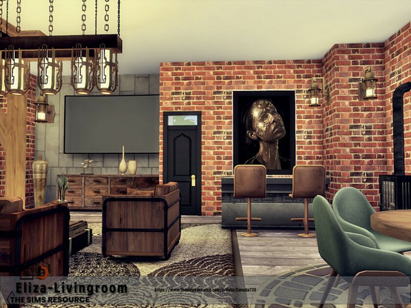 Eliza-Livingroom By Danuta720 3 sims 4 cc eliza livingroom by danuta720 4