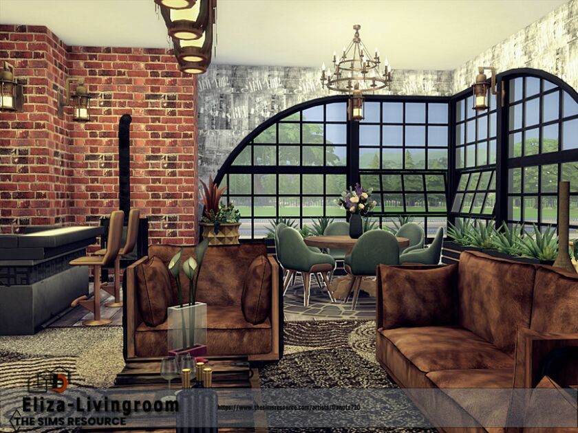 Eliza-Livingroom By Danuta720 2 sims 4 cc eliza livingroom by danuta720 5