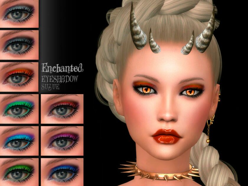 Enchanted Eyeshadow N19 By Suzue 1 Enchanted Eyeshadow N19 By Suzue Sims 4 CC
