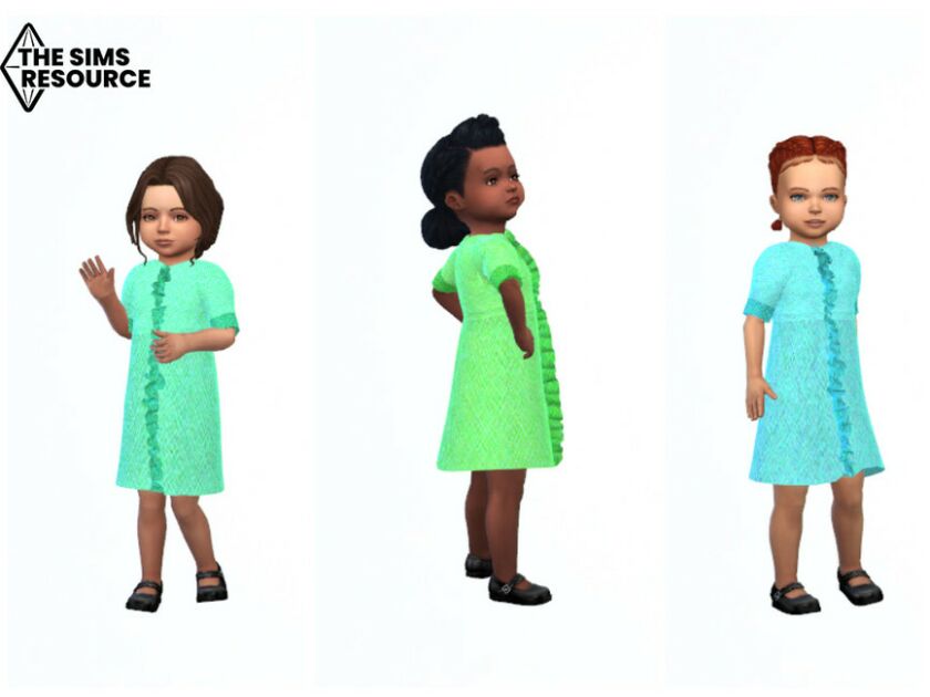 Erinaok Toddler Dress 0813 By Erinaok 3 sims 4 cc erinaok toddler dress 0813 by erinaok 2