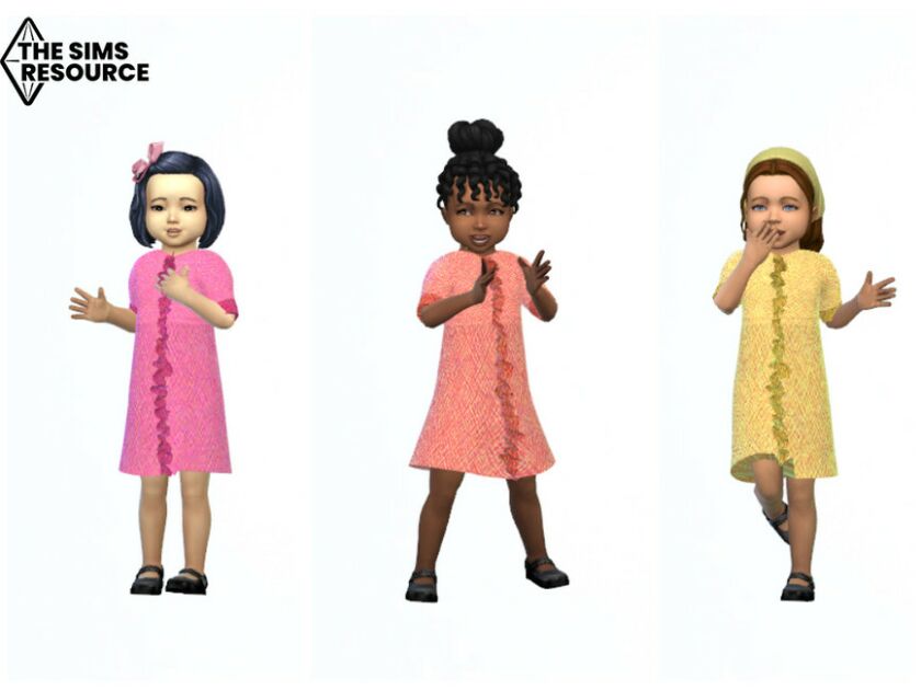 Erinaok Toddler Dress 0813 By Erinaok 2 sims 4 cc erinaok toddler dress 0813 by erinaok 3