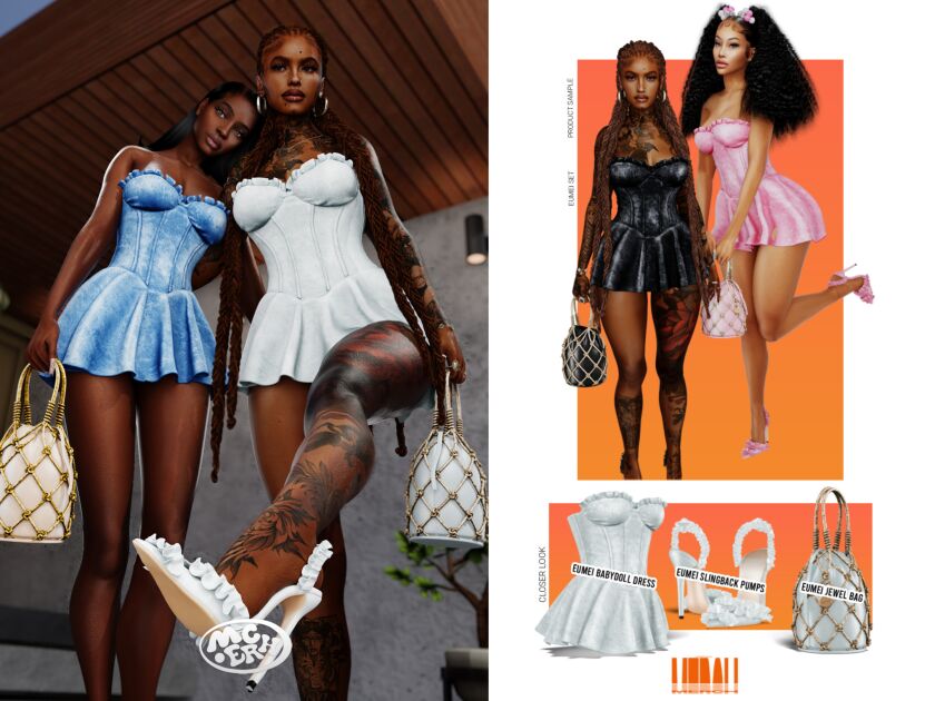 Eumei SET 1 Eumei SET Sims 4 CC