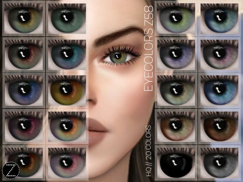 Eyecolors Z58 By Zenx 1 Eyecolors Z58 By Zenx Sims 4 CC