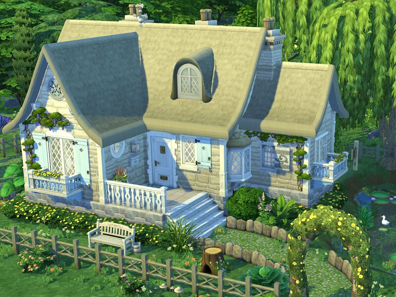 Fairy Cottage // NO CC By Flubs79 4 sims 4 cc fairy cottage no cc by flubs79 6
