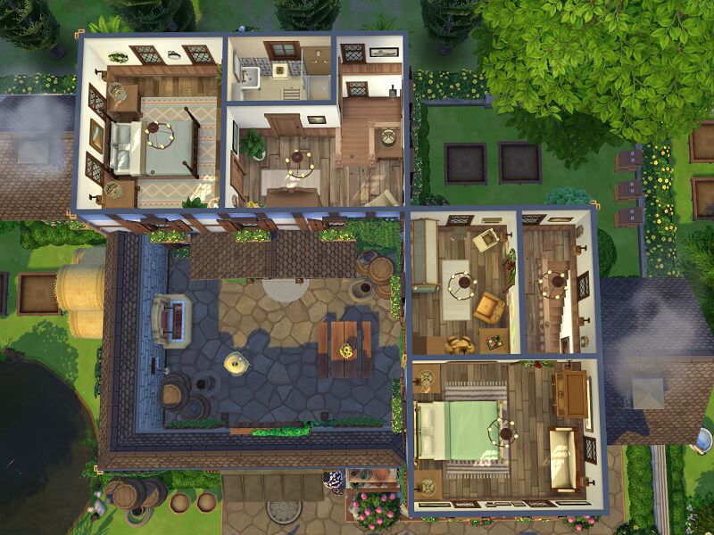 Family Farmhouse // NO CC By Flubs79 7 sims 4 cc family farmhouse no cc by flubs79 2
