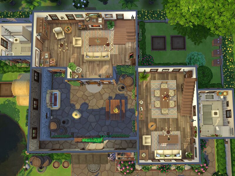 Family Farmhouse // NO CC By Flubs79 5 sims 4 cc family farmhouse no cc by flubs79 3