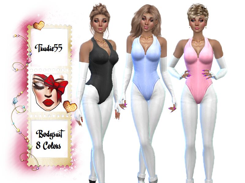 Female Bodysuit By Trudieopp 1 Female Bodysuit By Trudieopp Sims 4 CC