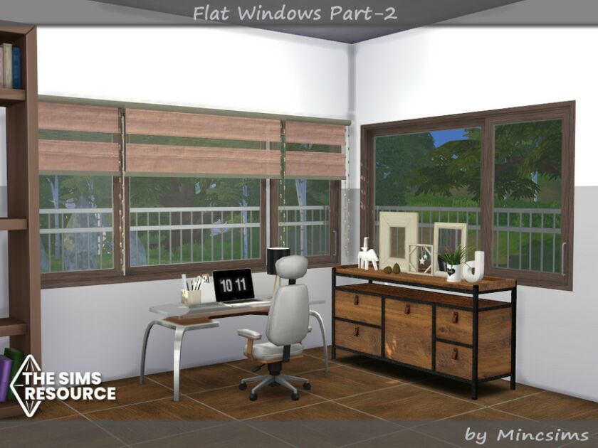 Flat Windows Part.2 By Mincsims 4 sims 4 cc flat windows part 2 by mincsims 3
