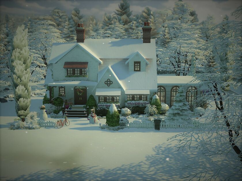 Forest Cottage NO CC By SGK45 1 Forest Cottage NO CC By SGK45 Sims 4 CC