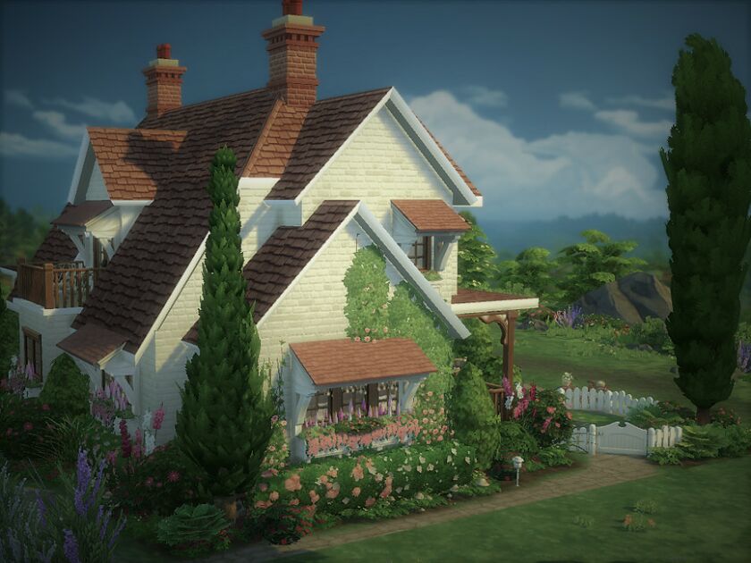 Forest Cottage NO CC By SGK45 5 sims 4 cc forest cottage no cc by sgk45 3