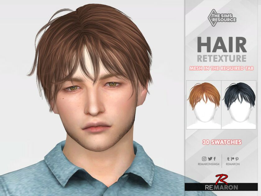 G38 Hair Retexture Mesh Needed By Remaron 1 G38 Hair Retexture Mesh Needed By Remaron Sims 4 CC