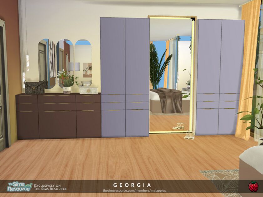 Georgia Bedroom By Melapples 5 sims 4 cc georgia bedroom by melapples 2