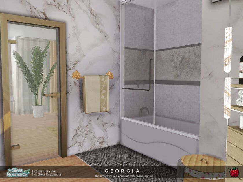 Georgia Bedroom By Melapples 2 sims 4 cc georgia bedroom by melapples 6