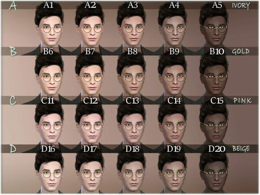 Harry Facemask By Bakalia 3 sims 4 cc harry facemask by bakalia 2
