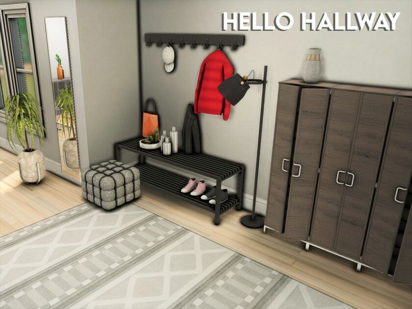 Hello Hallway By Xogerardine 1 Hello Hallway By Xogerardine Sims 4 CC