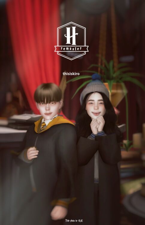 Hogwarts Uniform SET Remaster + Kids Version 6 sims 4 cc hogwarts uniform set remaster kids version at kiro by kiro 3