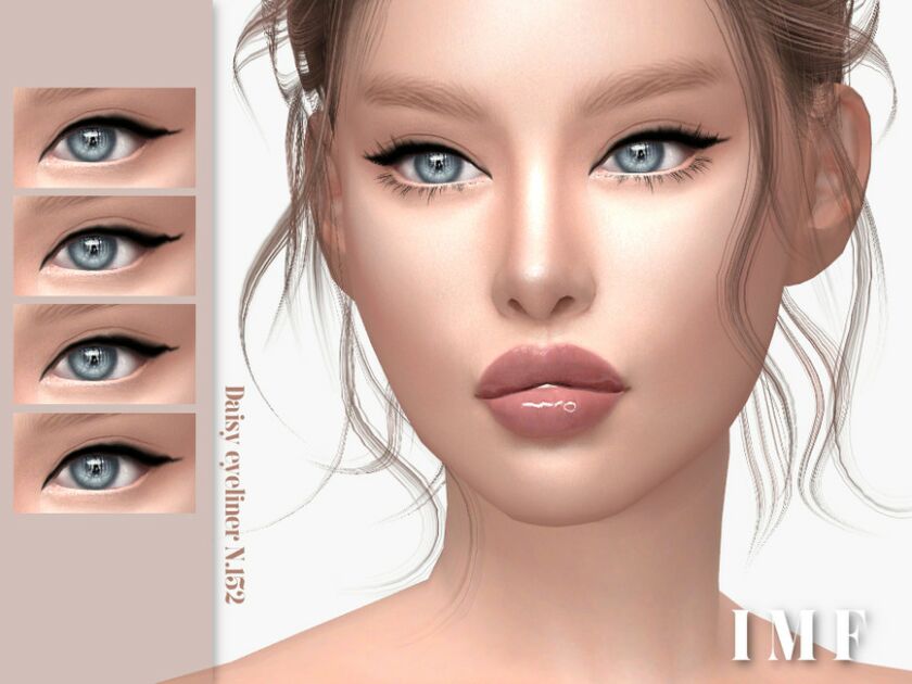 IMF Daisy Eyeliner N.152 By Izziemcfire 1 IMF Daisy Eyeliner N.152 By Izziemcfire Sims 4 CC