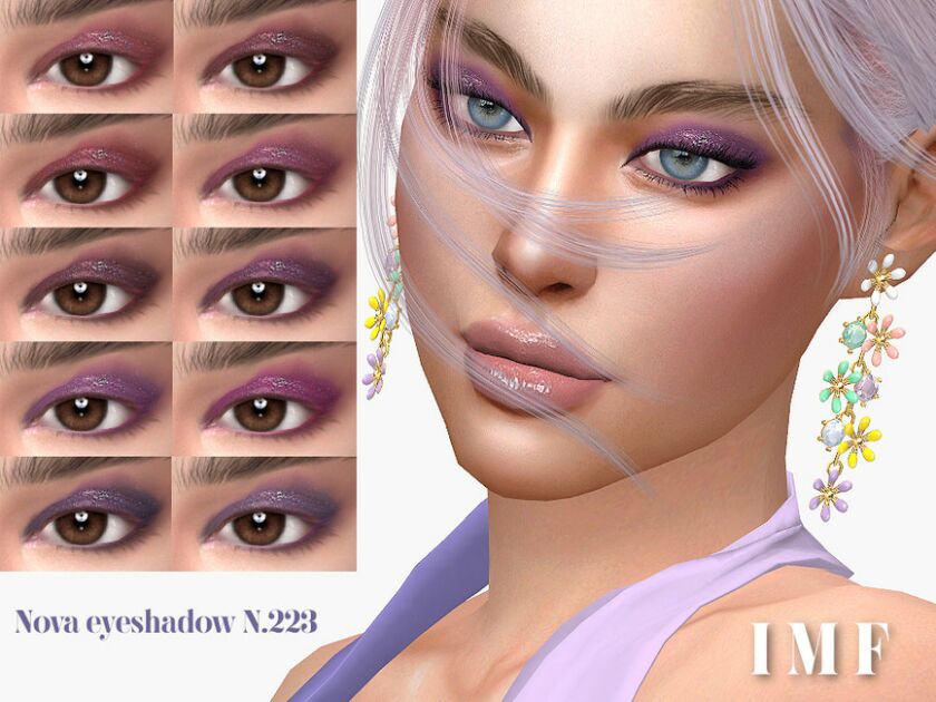 IMF Nova Eyeshadow N.223 By Izziemcfire 1 IMF Nova Eyeshadow N.223 By Izziemcfire Sims 4 CC
