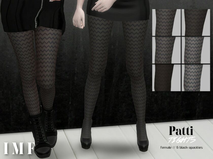 IMF Patti Tights By Izziemcfire 1 IMF Patti Tights By Izziemcfire Sims 4 CC