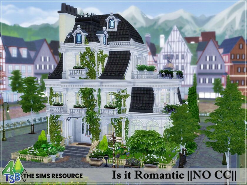 IS IT Romantic || NO CC || By Bozena 1 IS IT Romantic || NO CC || By Bozena Sims 4 CC