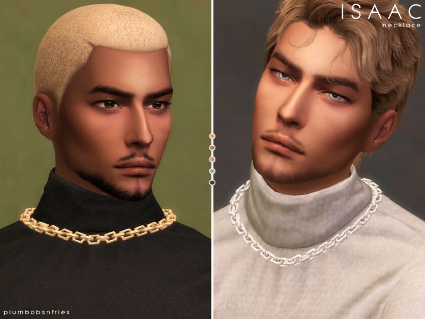 Isaac | Necklace 1 Isaac | Necklace Sims 4 CC