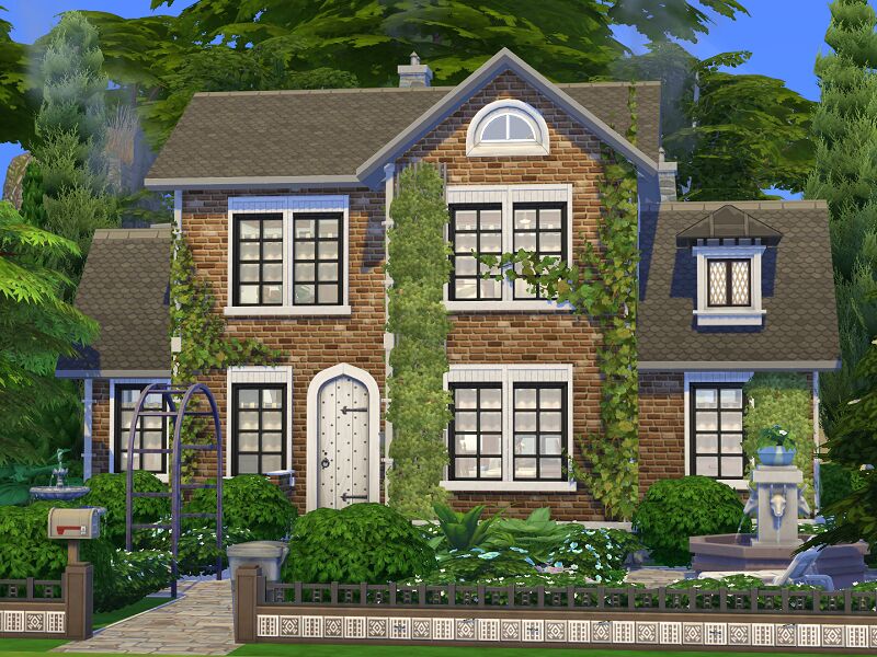 IVY Cottage // NO CC By Flubs79 1 IVY Cottage // NO CC By Flubs79 Sims 4 CC