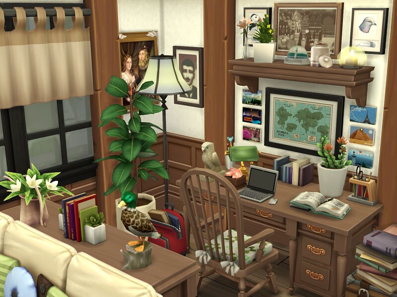 IVY Cottage // NO CC By Flubs79 5 sims 4 cc ivy cottage no cc by flubs79 4