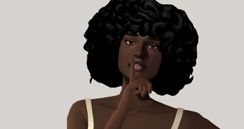 Jellypaw's "Lilac Hair" IN: 1 Jellypaw’s “Lilac Hair” IN: Sims 4 CC