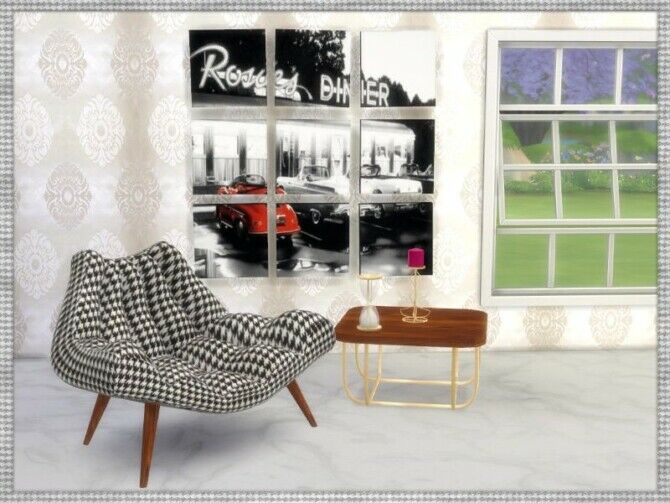 Jenson Armchair By Oldbox 1 Jenson Armchair By Oldbox Sims 4 CC