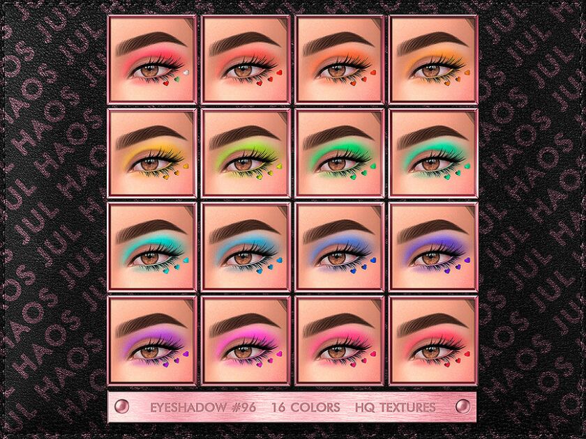 Jul_Haos [Cosmetic] Eyeshadow #96 Sims 4 CC
