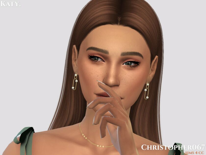 Katy Earrings By Christopher067 2 sims 4 cc katy earrings by christopher067 2