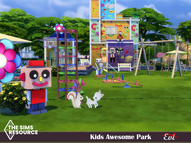 Kids Awsemome Park By EVI 7 sims 4 cc kids awsemome park by evi 3