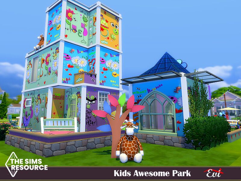 Kids Awsemome Park By EVI 5 sims 4 cc kids awsemome park by evi 4