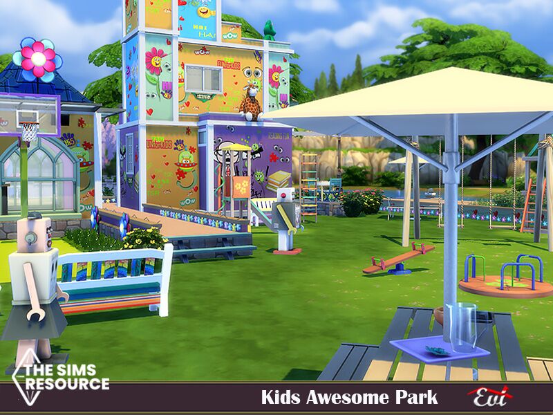 Kids Awsemome Park By EVI 3 sims 4 cc kids awsemome park by evi 5
