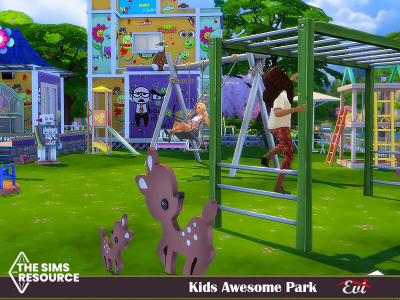 Kids Awsemome Park By EVI 2 sims 4 cc kids awsemome park by evi 7