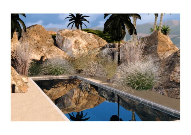 Kintamani Floors & Mirror Pool Water 1 Kintamani Floors & Mirror Pool Water Sims 4 CC