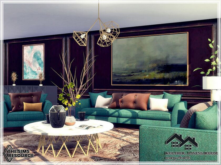 Koliber – Living Room By Marychabb 4 sims 4 cc koliber living room by marychabb 2