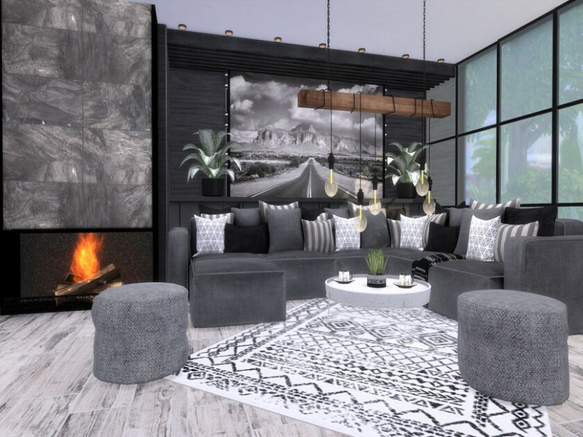 Lara Livingroom By Suzz86 1 Lara Livingroom By Suzz86 Sims 4 CC