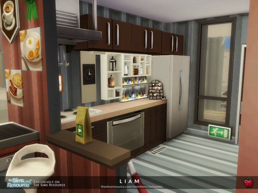 Liam Cafe By Melapples 6 sims 4 cc liam cafe by melapples 3