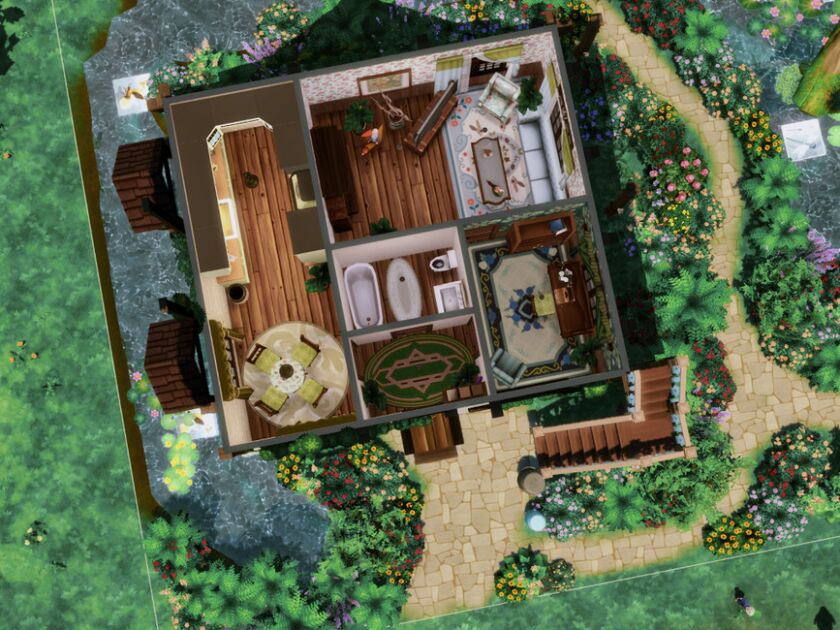 Lil’Cottage |NO CC By Genkaiharetsu 7 sims 4 cc lilcottage no cc by genkaiharetsu 2