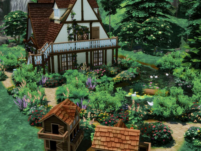 Lil’Cottage |NO CC By Genkaiharetsu 6 sims 4 cc lilcottage no cc by genkaiharetsu 4