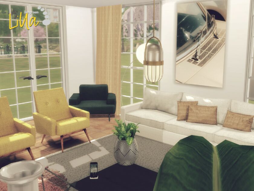 Lilla Livingroom By Genkaiharetsu 1 Lilla Livingroom By Genkaiharetsu Sims 4 CC