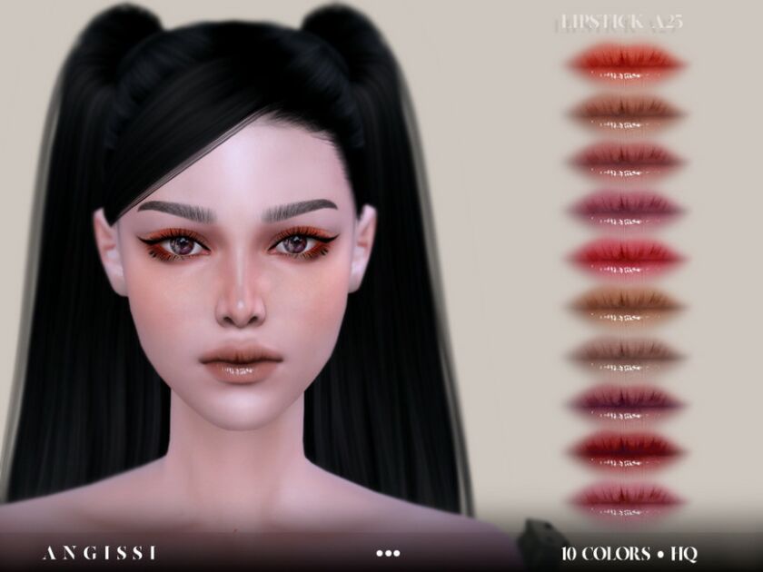 Lipstick-A25 By Angissi 1 Lipstick-A25 By Angissi Sims 4 CC