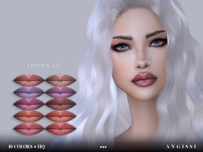 Lipstick_A27 By Angissi 1 Lipstick_A27 By Angissi Sims 4 CC