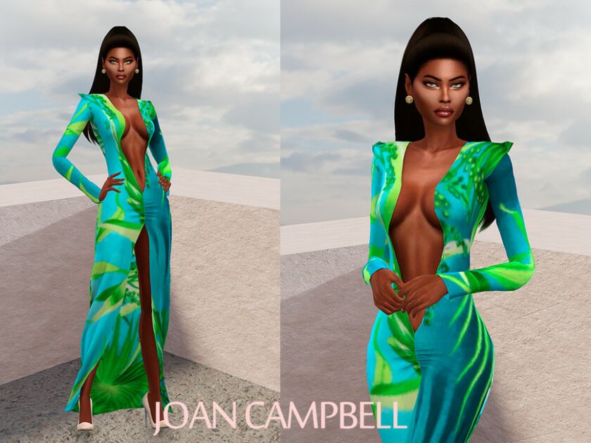 Lisbeth Dress 1 Lisbeth Dress Sims 4 CC